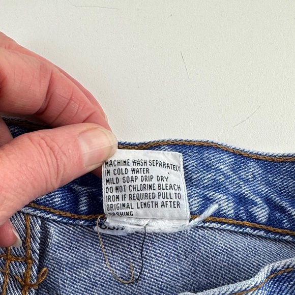 Vintage Women's Bill Blass Pleated High Waist Tapered Leg Mom Jeans - Picture 6 of 12